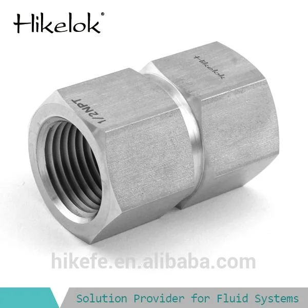 Satinless Steel Pipe Fittings Hex Coupling