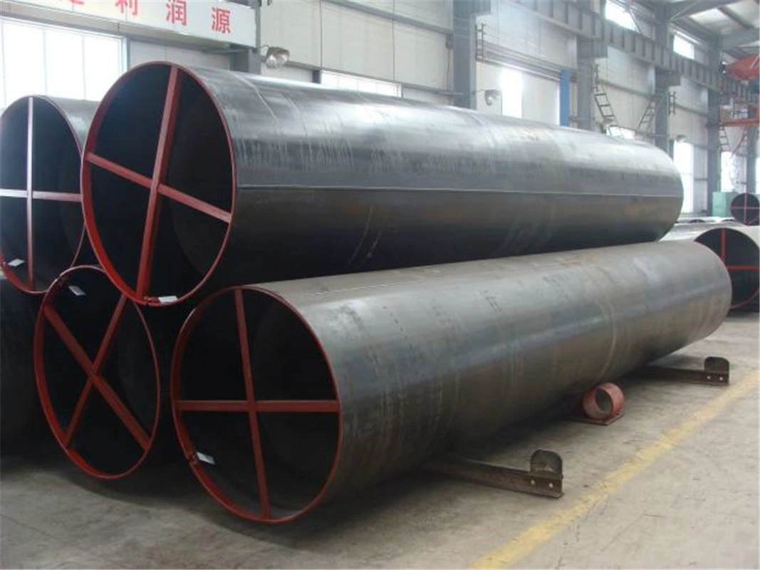 Black Painted Anti Corrosion SSAW LSAW Steel Pipeline Coal Tar Epoxy Steel Pipeline Marine Piling M