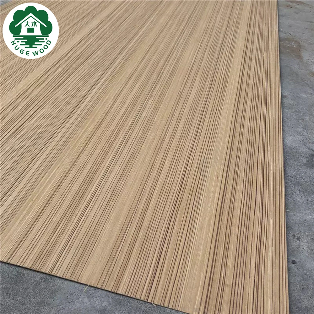 Furniture Grade Sapelli Ash Natural Veneer Faced Plywood Fancy