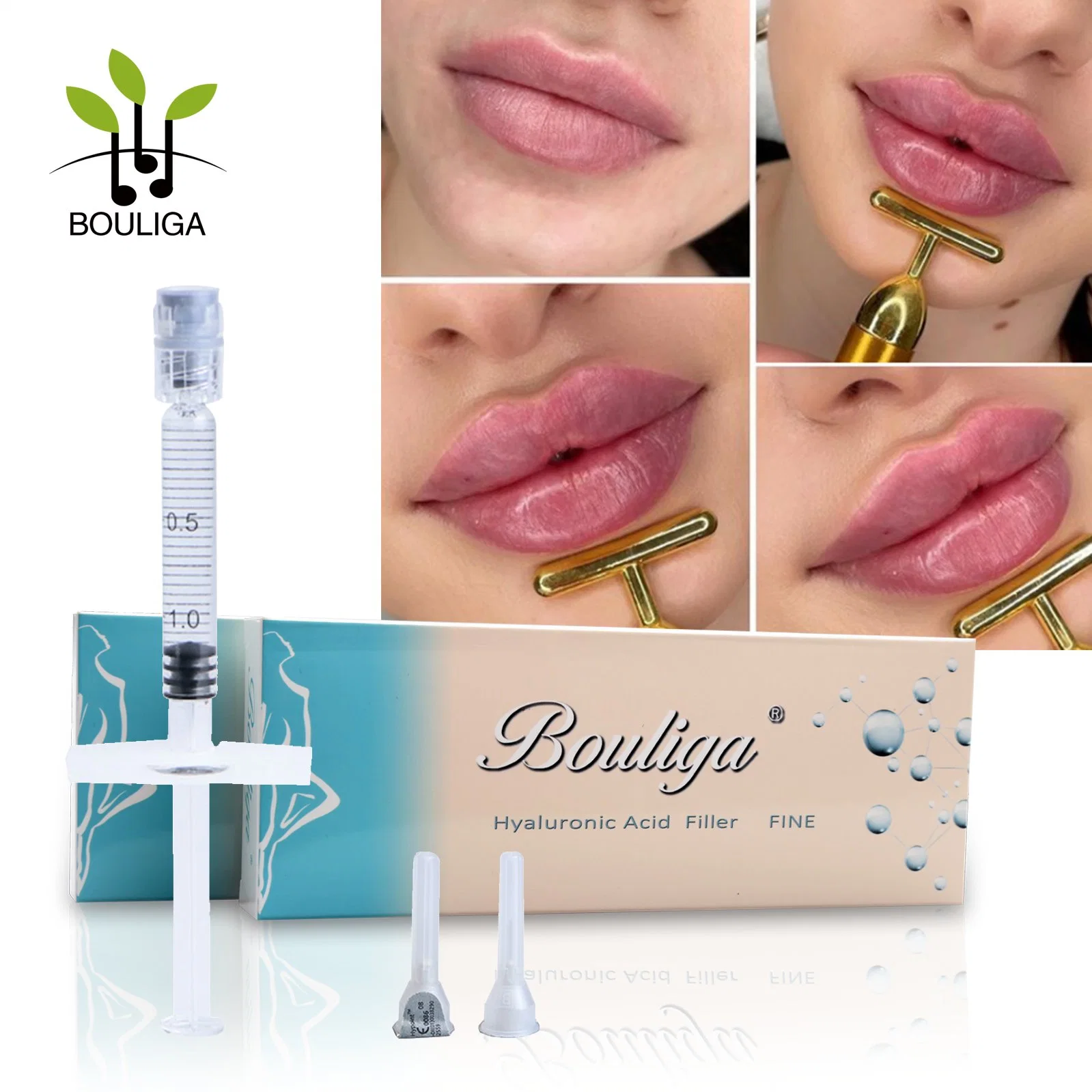 Distributor Supplier Cheap CE Fine Derm Deep Face Filler Ha Injectable Hyaluronic Acid Dermal Filler for Lip Fullness