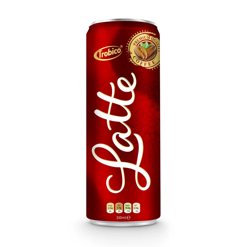 Boissons au café latte de bouteille PET Co-Packers en conserve 250 ml de café instantané boire Froid Chaud fraîches préparer du café dans le carton pour la vente de boissons