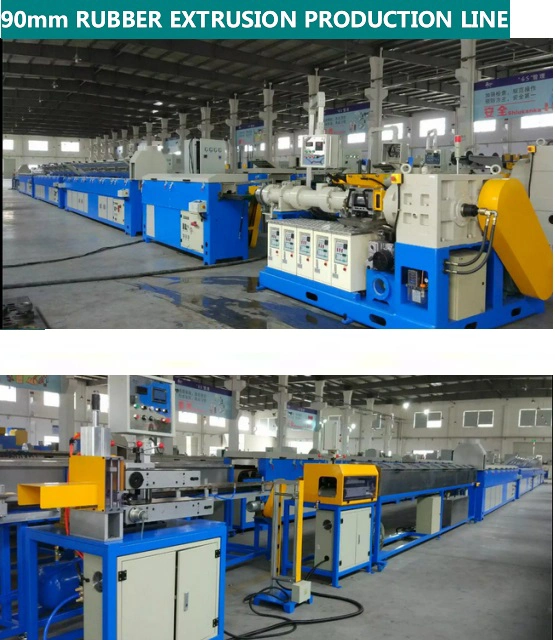 Rubber Extrusion (UHF) Microwave Vulcanization Machine Door and Window Rubber Sealing Profile Extrusion Production Line