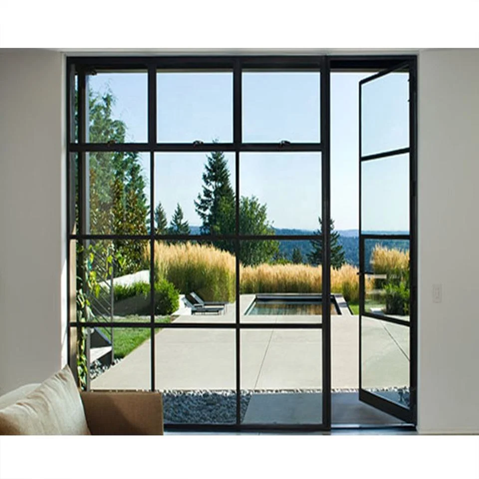 Latest Design Grill Simple Metal Steel Window