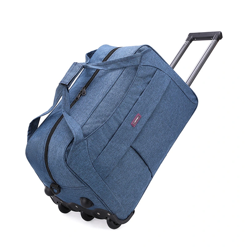Travel Quilted Oxford Fabric Duffle Bag Luxury Carry on Trolley Luggage Bags with Wheels