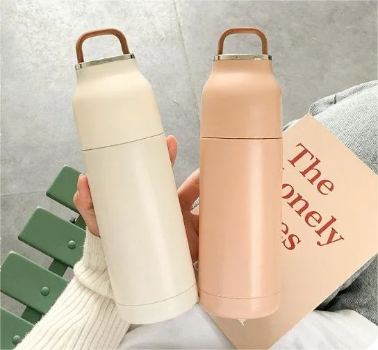 Wholesale/Supplier 500ml Tumbler Custom Logo 304 Stainless Steel Portable Vacuum Cup Water Bottle Mugs Flask Travel Drink Bottle