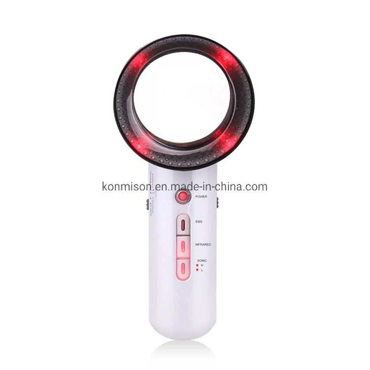 Handhold EMS Ultrasonic Red Light Therapy Portable Beauty Machine