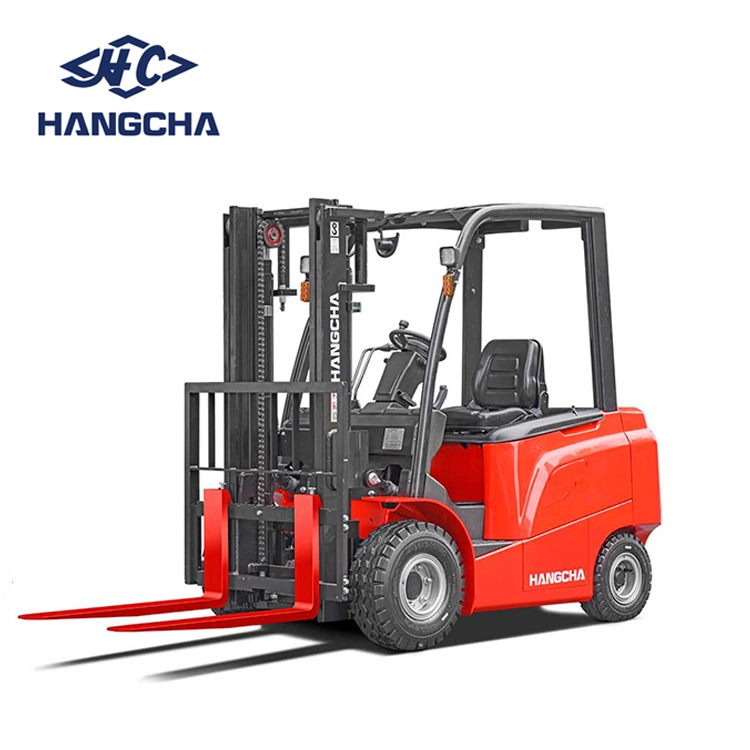 3ton 3000kg Electric Forklift Truck Work in Warehouse