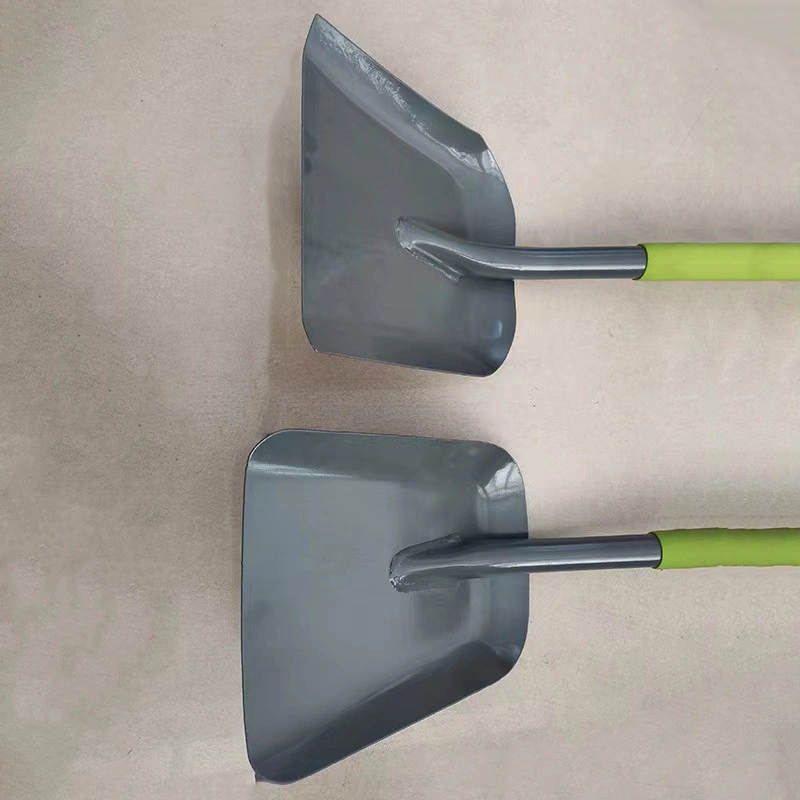 High quality/High cost performance  Ergonomics Shovel Metal Handle Garden Digging Square Shovel Spade for Europe Market