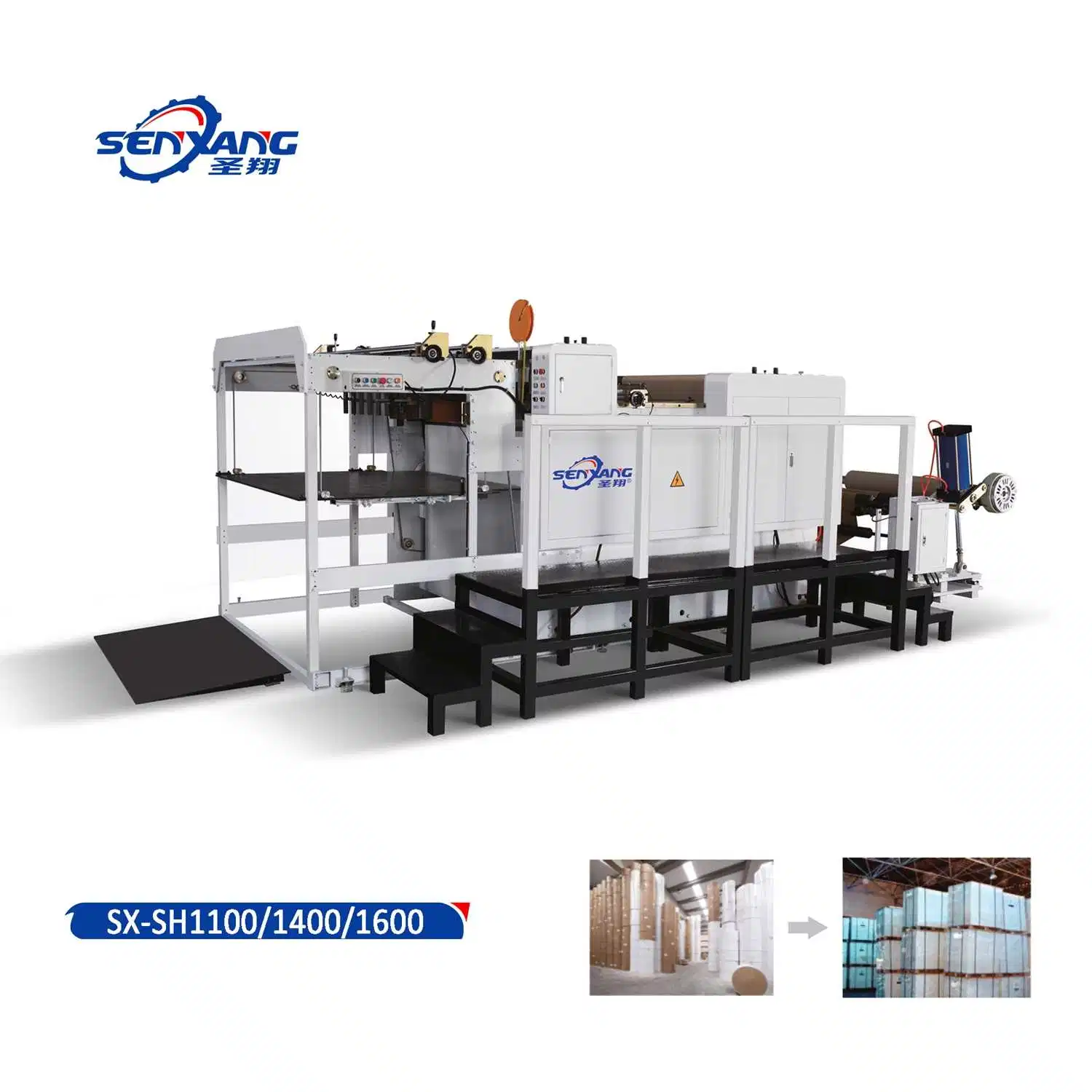 Customize Size Transfer Printing Sublimation Paper Cutter Machine Reel to Sheets Cutting Machine Paper Sheeting Machine Price