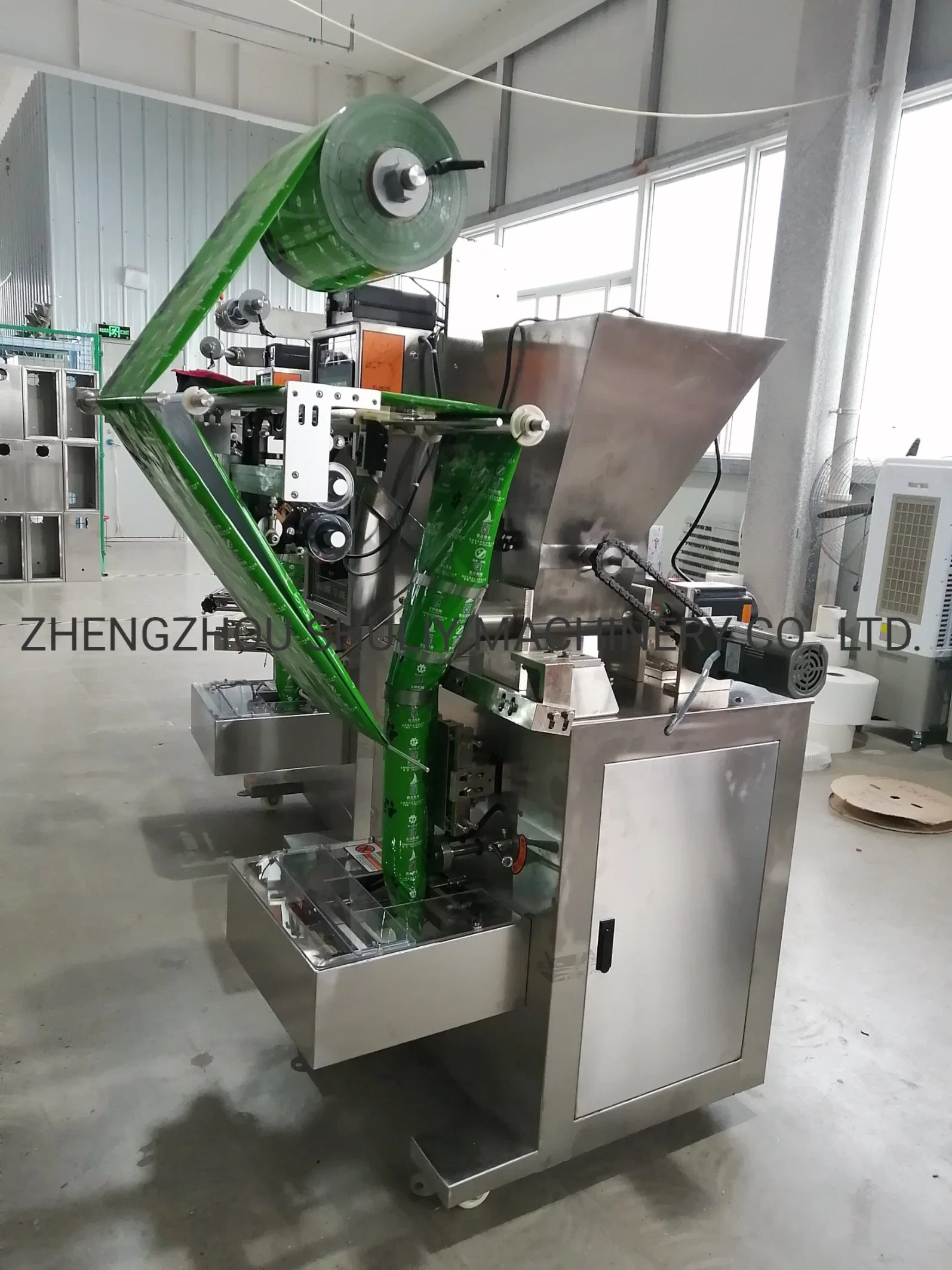 Automactic Coffee Powder Pesticide Powder Packing Filling Machine 4 Side Seal 1g-1000g with Date Printer From Amy