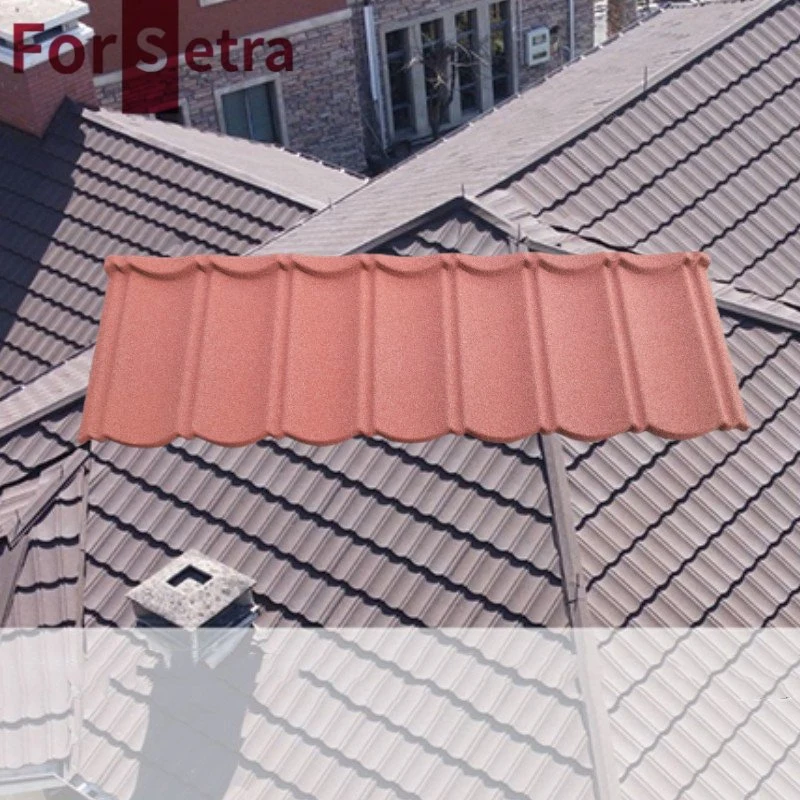 Waterproof/Sound-Insulated Bond Roofing Tile with Solid Stone Chips &Metal