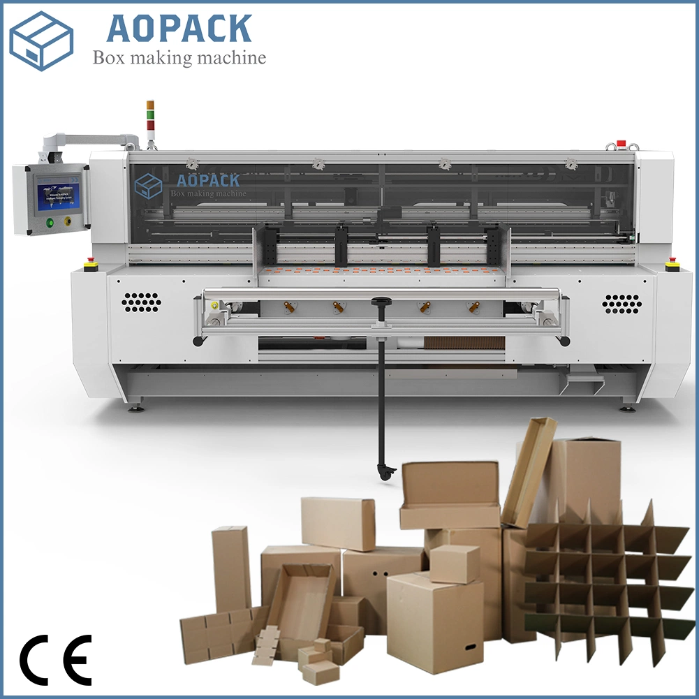 Solution ultime pour vos besoins d'emballage Aopack Boîte en carton ondulé automatique Making Machine