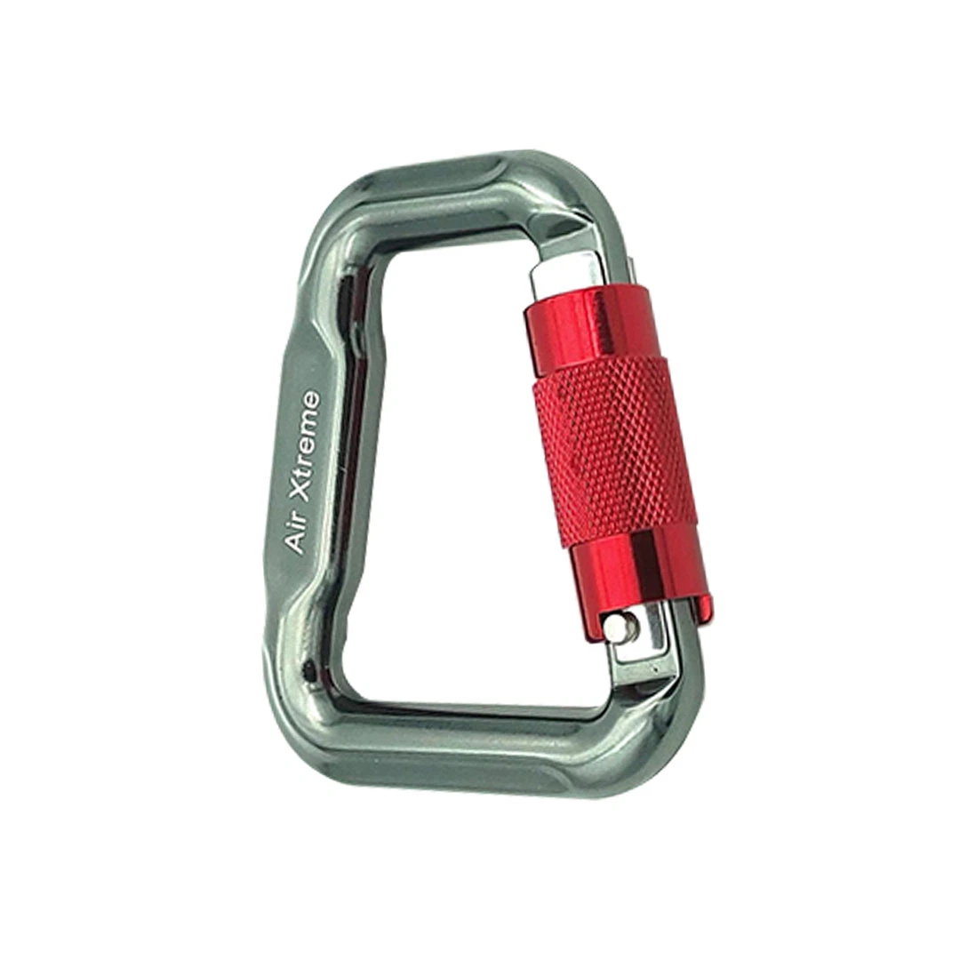 CE Certified D-Shape Screw Gate Colorful Carabiner for Safety Climbing Working at Height