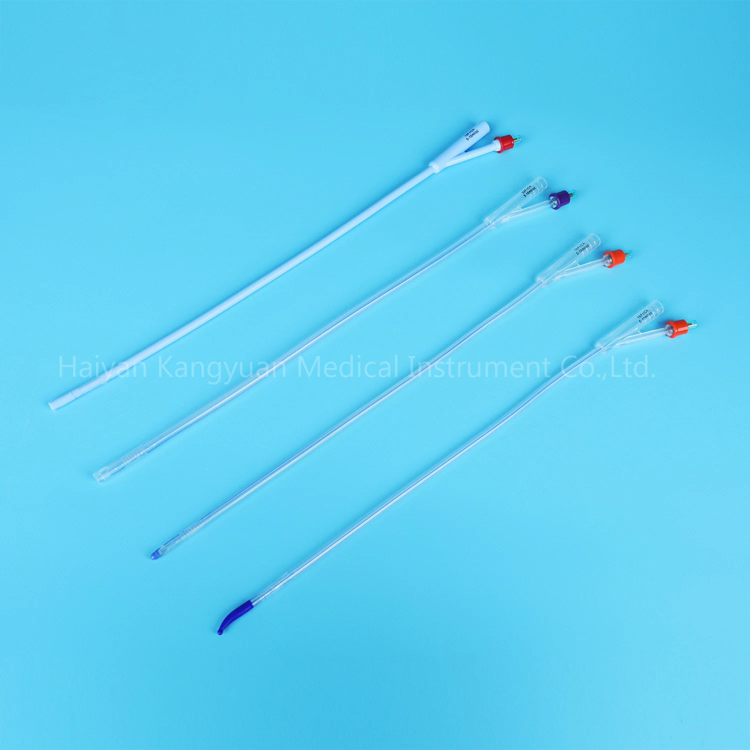 Silicone Integrated Flat Balloon Urinary Catheter with Unibal Integral Balloon Technology Open Tipped Suprapubic Use 2 Way Transparent