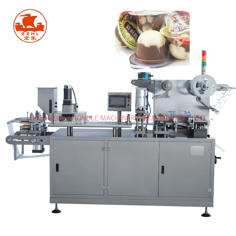 Automatic Flat Type Tablet Capsule Oil Honey Liquid Jam Butter Blister Packing Machine