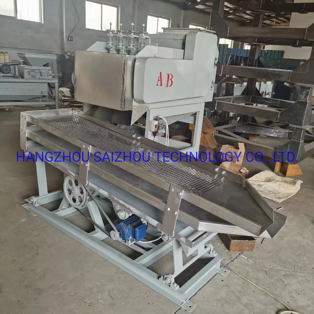 Factory Supply Cashew Nut Shelling Machine with Kernel Shell Separator