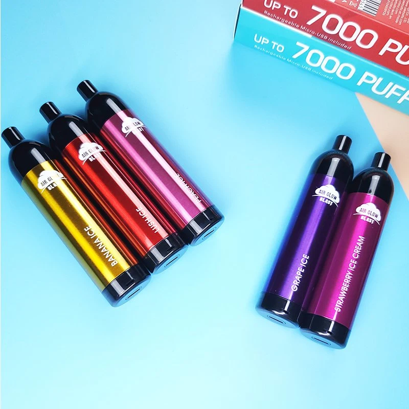 2023 7000 Puffs 16ml Pod Disposable/Chargeable Vape Pen Mic-USB Charging Air Glow Blast