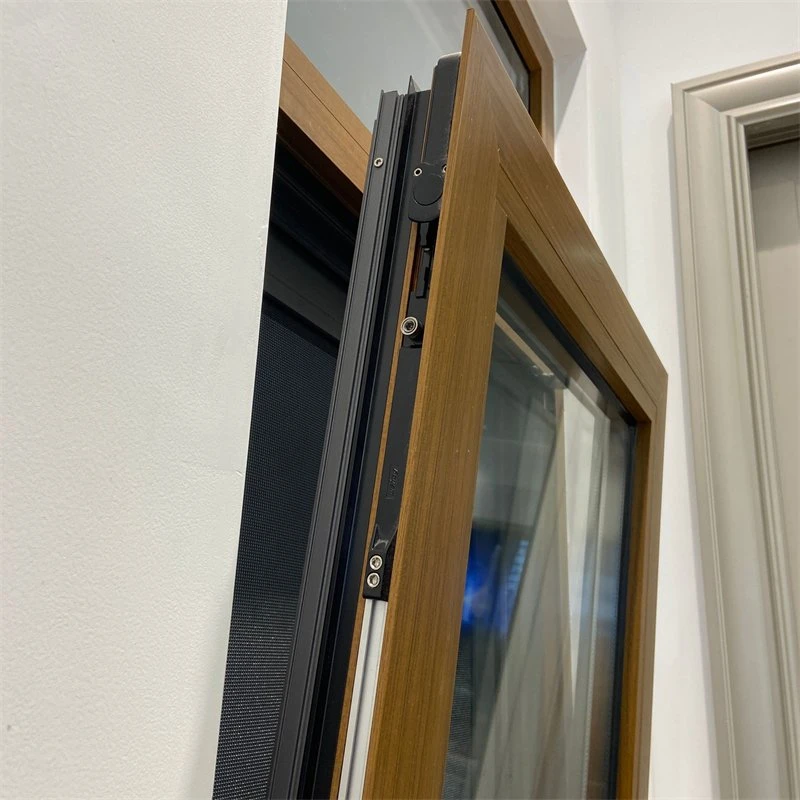 Venta caliente Casa Salón metal resistente al agua la ventana de persianas de aluminio ventanas de giro