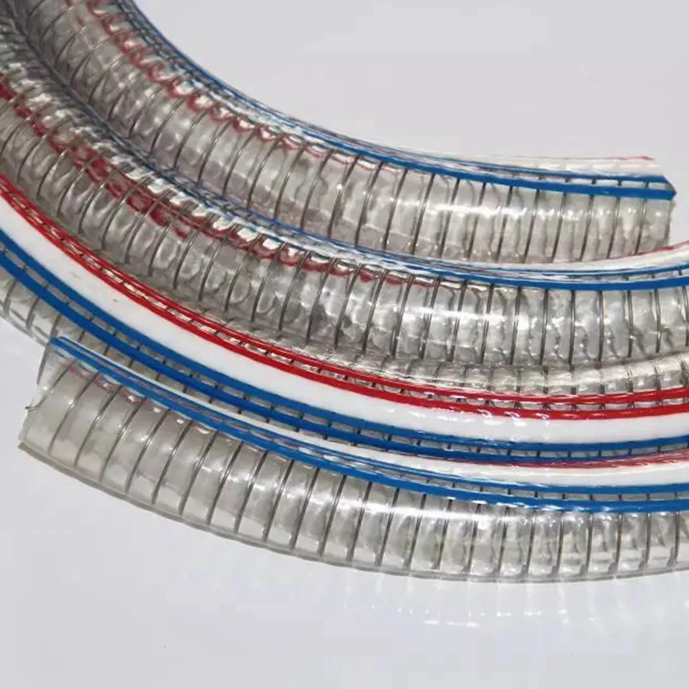 PVC Plastic Steel Wire Reinforced Hose Water Garden Pipe Hose