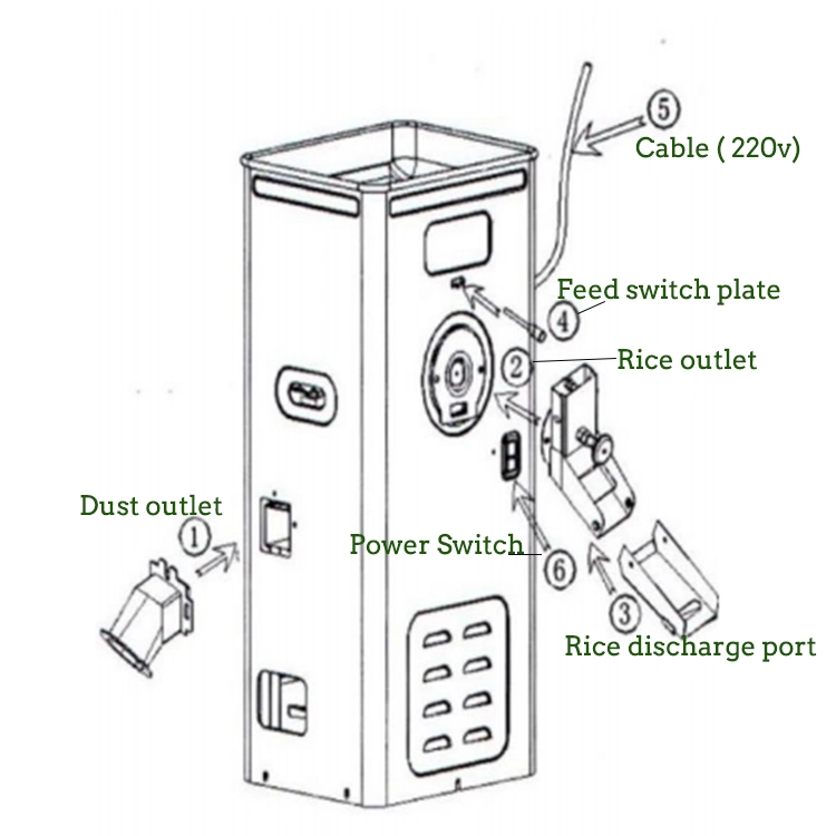 Small Automatic Combined Rice Mill Machinery Price Rice Milling Machine