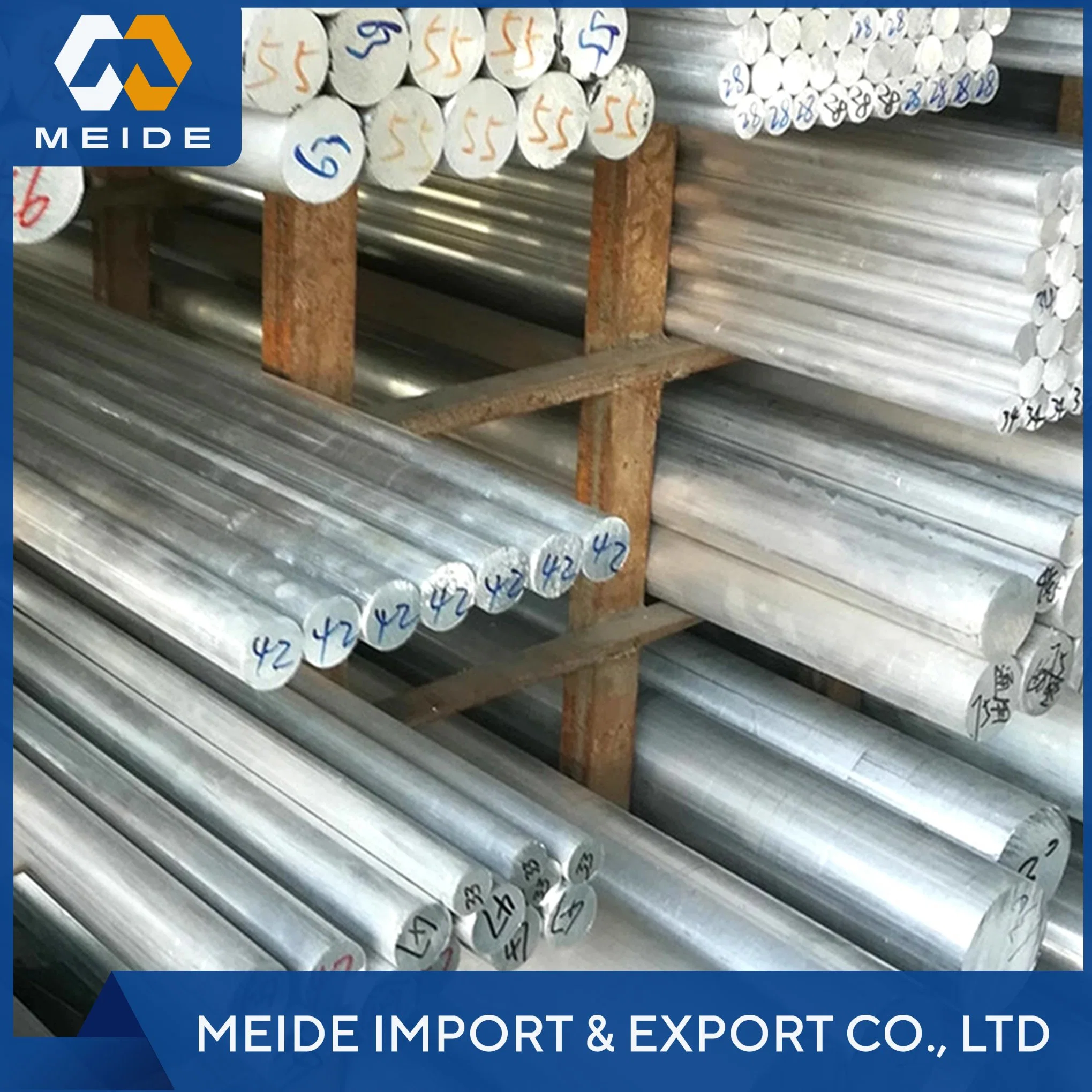 Cold Drawn Aluminium Rods/Bars 3207 3207A 3307 3026 4004 4104 4006 4007 4015 4043A T6 Aluminium Alloy Round Rods for Building Materials