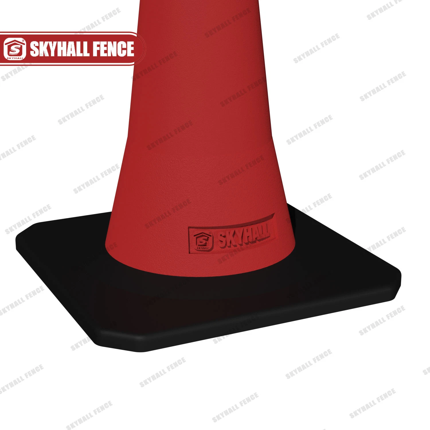 PVC Traffic Cones Caution Cones in Red Orange Colors for Traffic Safety