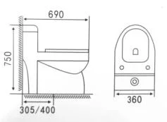 Sairi Sanitary Wares One Piece Toilet with Sink China Supplier Wholesale/Supplierrs Bathroom Water Closet