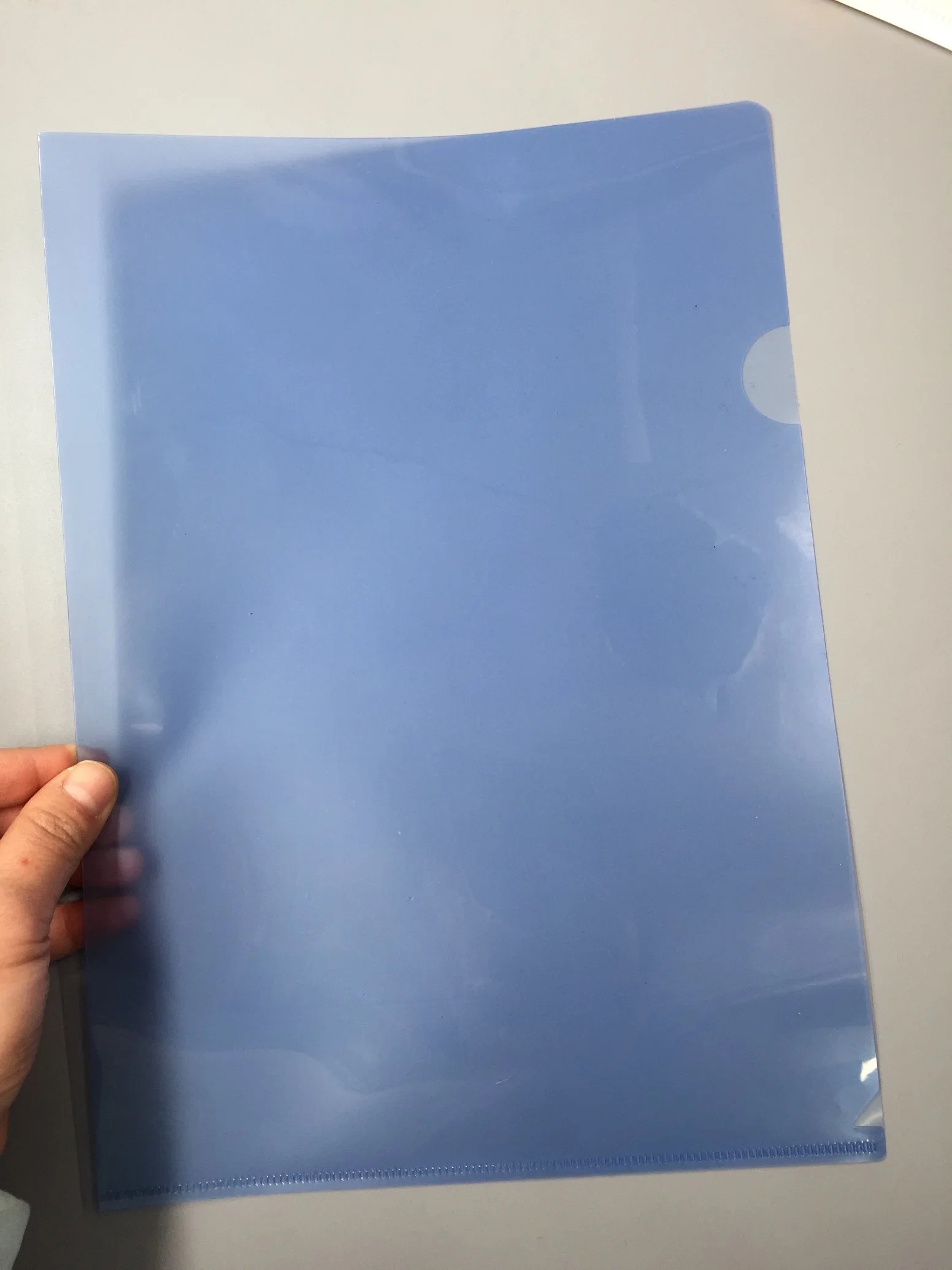 0.2mm Thickness A4 Transparent Color Heavy PP File Folder Pocket