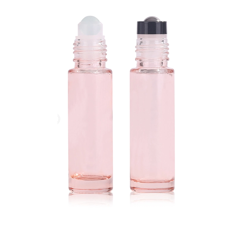 Luxury Deodorant Empty Perfume PP Pink Grey Black 20ml Roll on Plastic Bottles Stainless Steel Ball Packaging