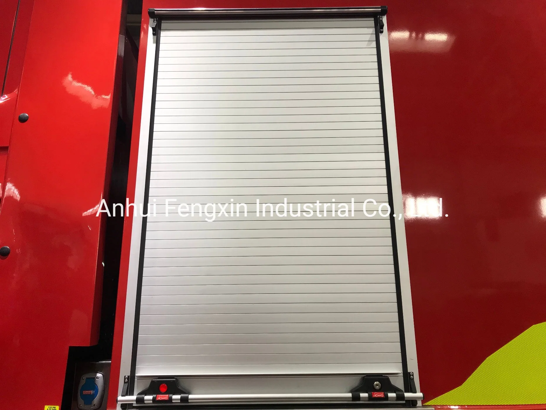 Heavy Duty LKW-Tür Vertikal Aluminium Rollladen für Feuer Schiebetür Des Kämpfenden Lkw