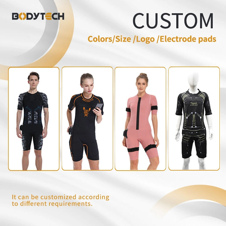 Customized ODM OEM Wireless Dry Silicone Electrode EMS Training Suit for Personal Home Train