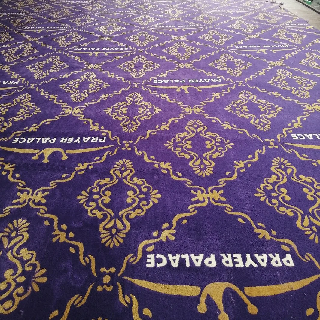 Mosque Prayer Wool and Viscose Bamboo Carpets Wall to Wall Carpet Rug Mat Nylon New Zealand Carpet Restaurant Carpet Viscose Acrylic, Hotel Carpet Lobby Carpet