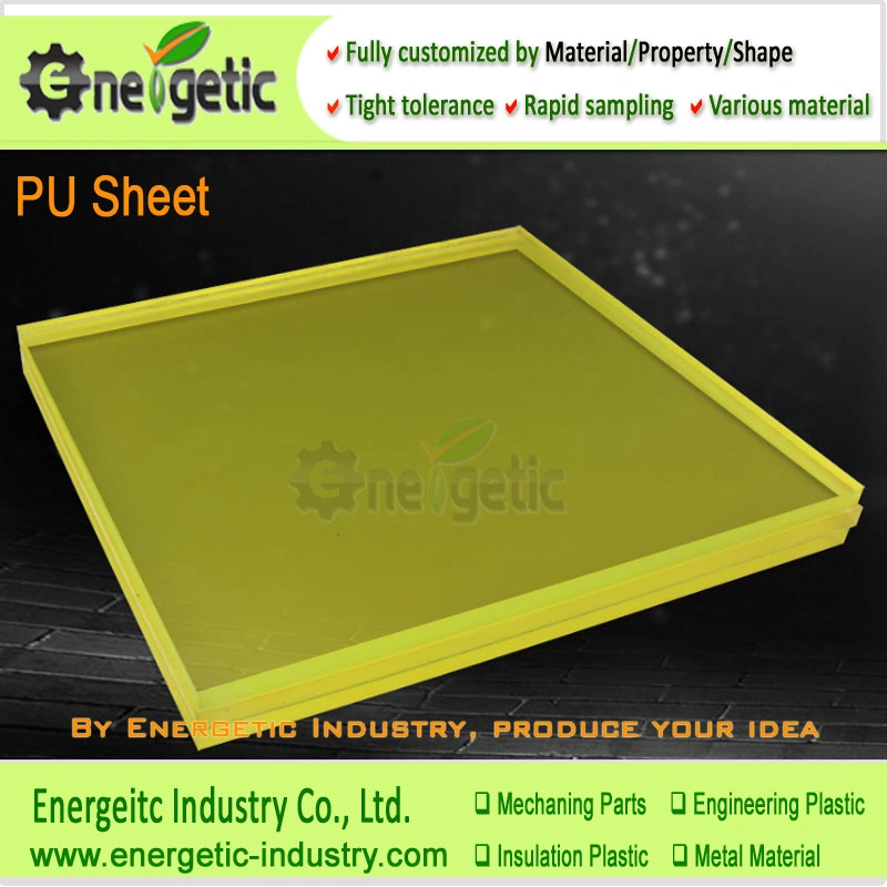 Wear Resistant Polyurethane Sheet, PU Board/Poly Urethane Sheet PU Sheet/PU Rod/PU Board/Yellow Polyurethane Sheet/Polyester/ Polyether Sheet /Damper Sheet