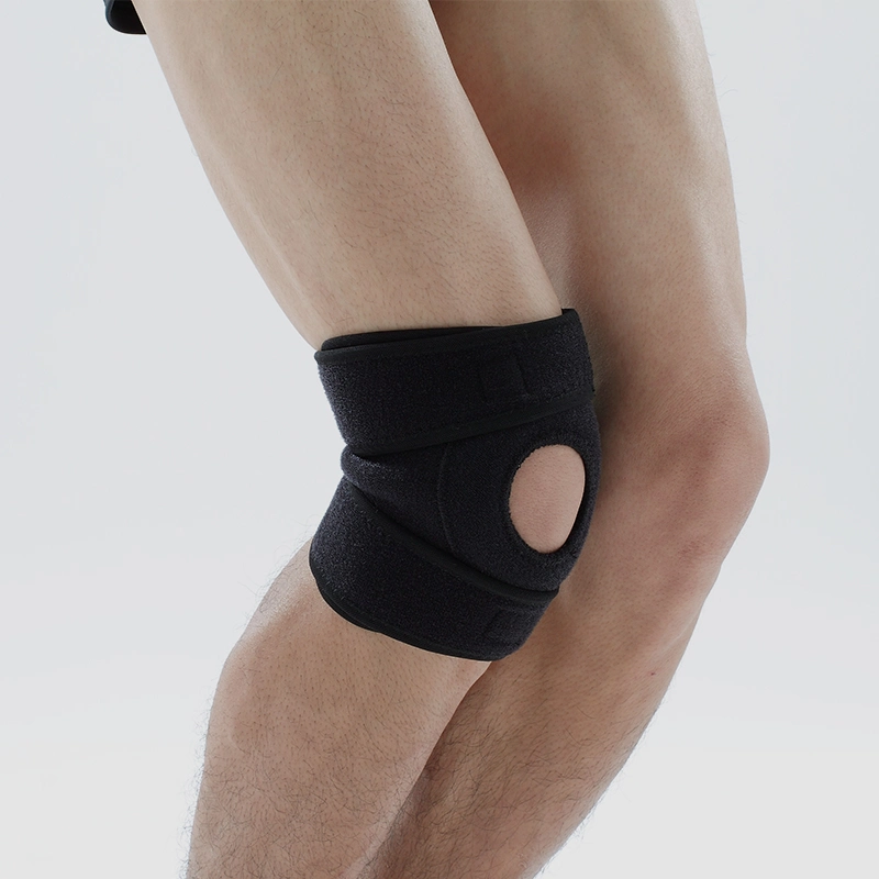 High quality/High cost performance  Patella Elastic Silicone Neoprene Knee Brace Support