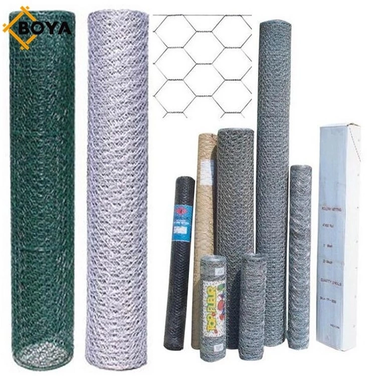 PVC Coated Chicken Wire Netting Green Coated Hexagonal Wire Mesh Factory