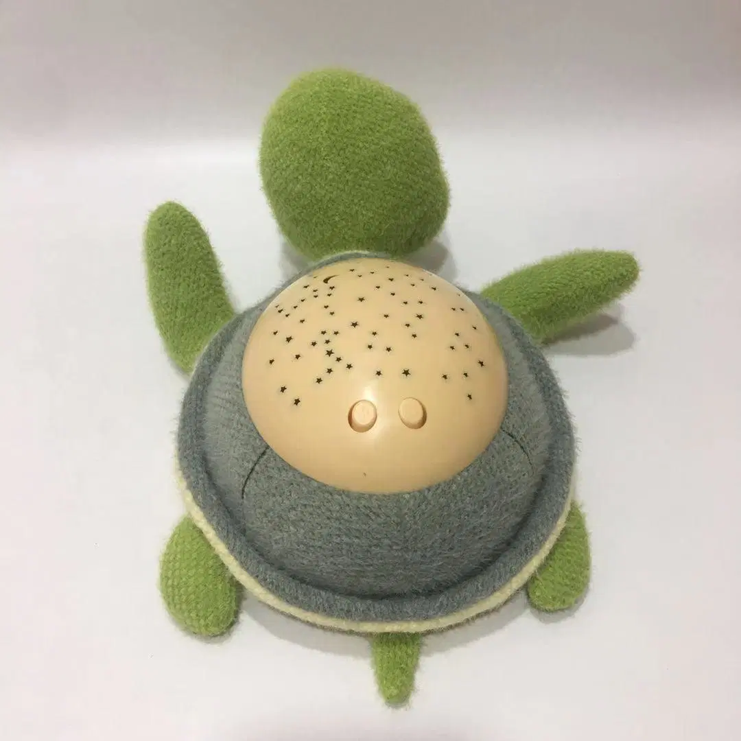 Nueva proyección de Juguetes de Tortugas de Plush al por mayor con niños de Juguetes de Música Regalo