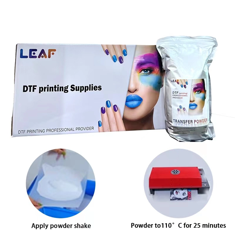 Leaf High quality/High cost performance  1kg/Bag Eco-Friendly Strong Tensile Force Dtf Transfer Powder