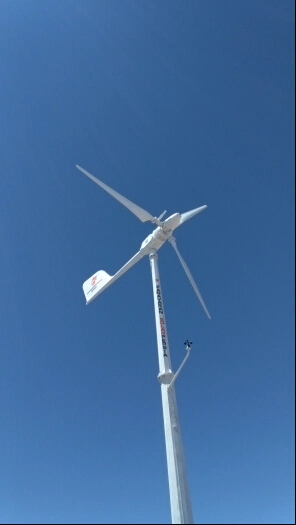 Turbina do gerador de energia eólica do travão automático