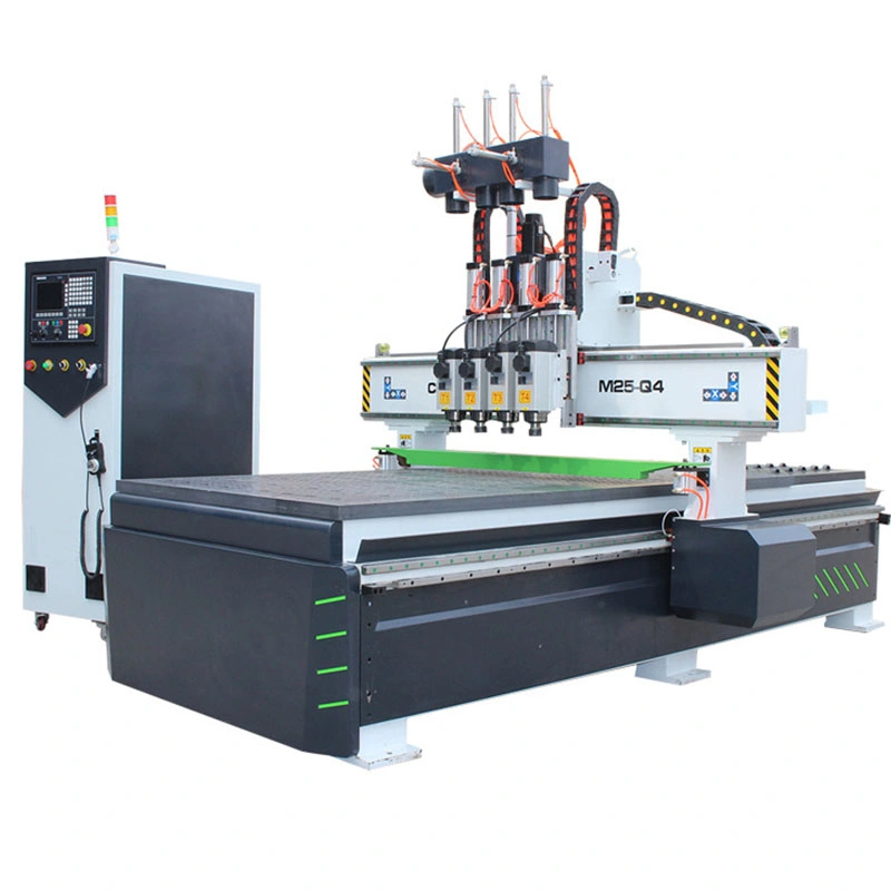 Woodworking for Wood Cabinet Door Processing Double Efficiency CNC Router Woodworking Machine