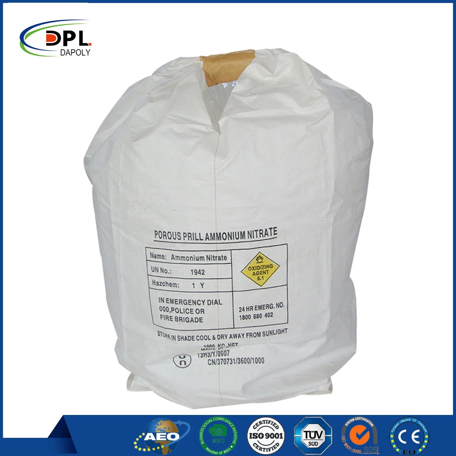 Supplier Super Sack 1 Ton Jumbo Bags FIBC Big Bulk Bag Top Cross Packing Flat Color Food Grade Flat Bottom 1500kg 1000kg Hot for Sale