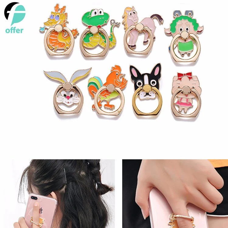 Creative Cartoon Animal Mobile Phone Stand Sticker