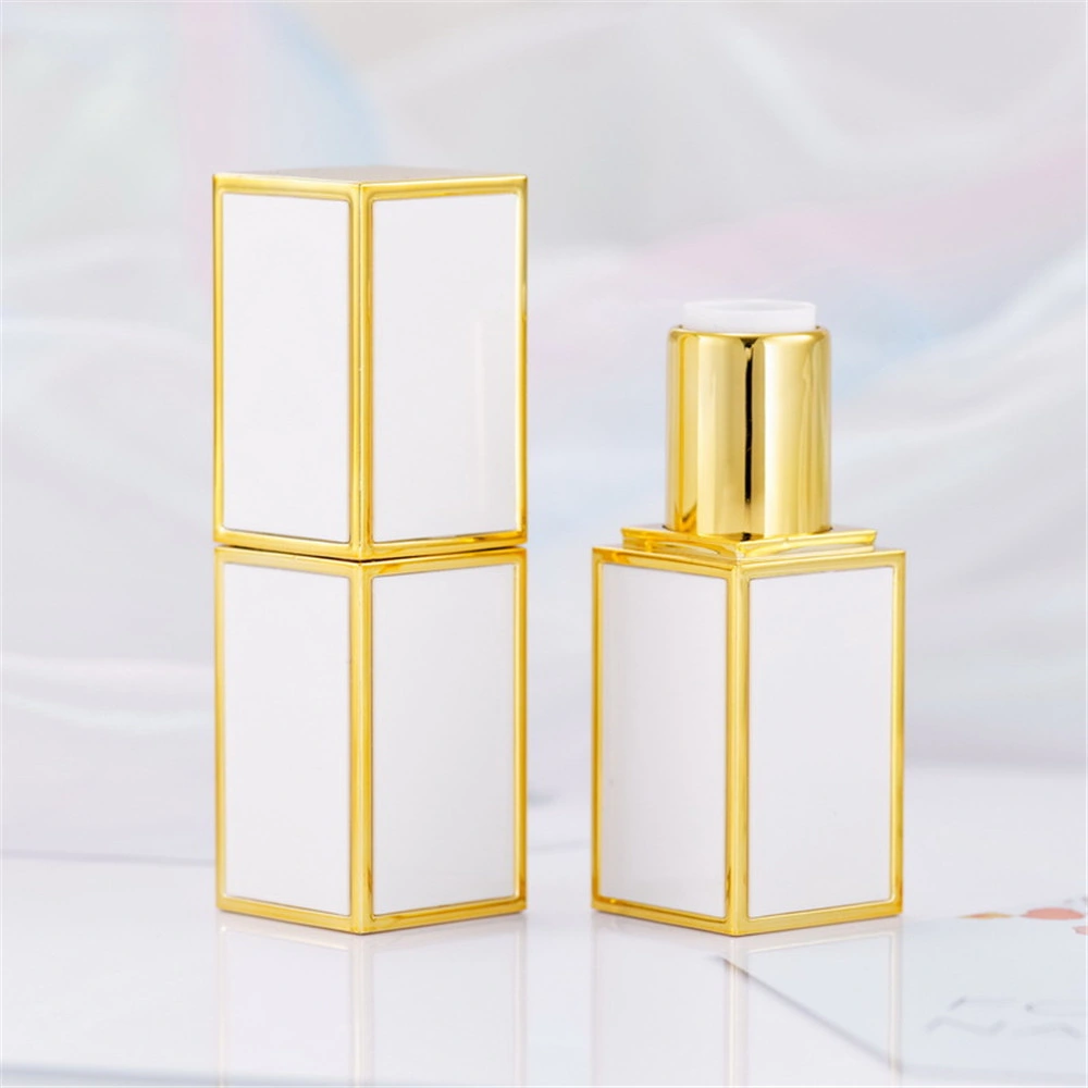 Wholesale Luxury Magnetic Lipstick Tube Square Multi Colour Lip Balm Container in Stock