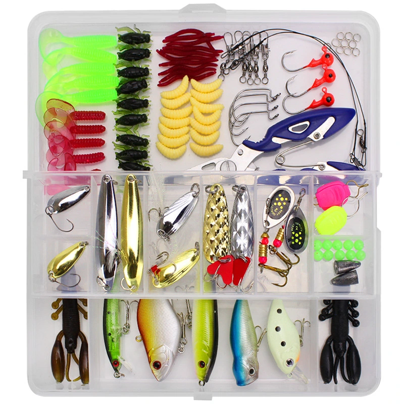 Fishing Lure Tackle Set with Lure Box