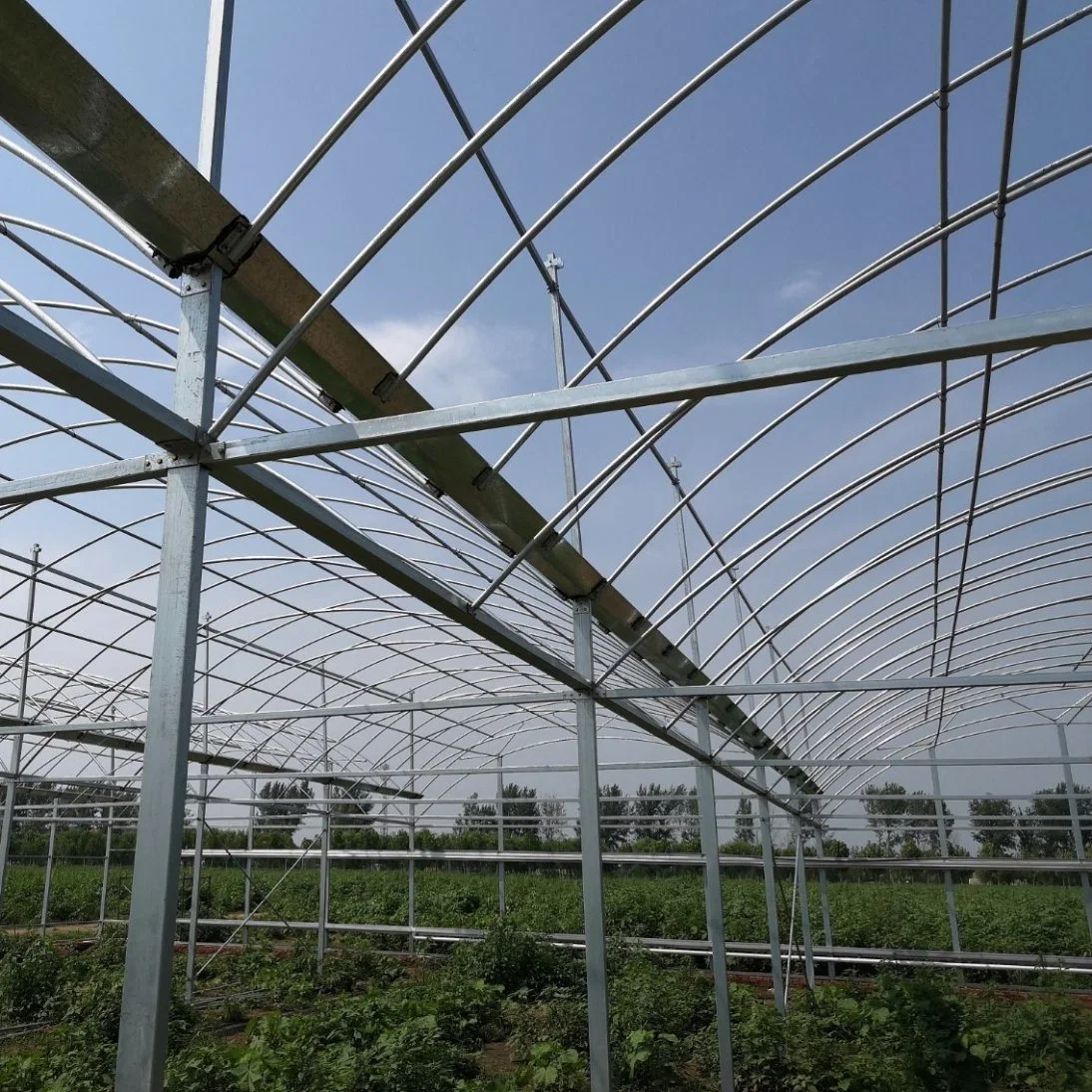 Estructura de acero galvanizado en caliente estructura de acero para invernadero, edificio de construcción