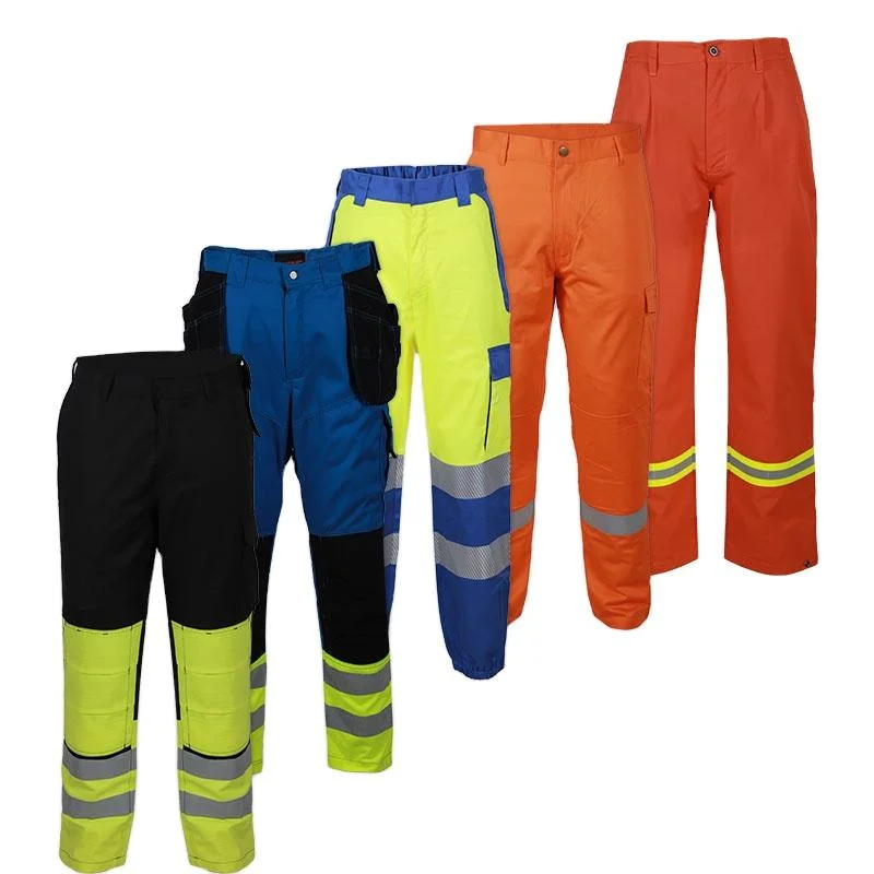 Safety Work Hose Multi Pockets Work Hose Herren Reflective Hi Vis Workwear Hose