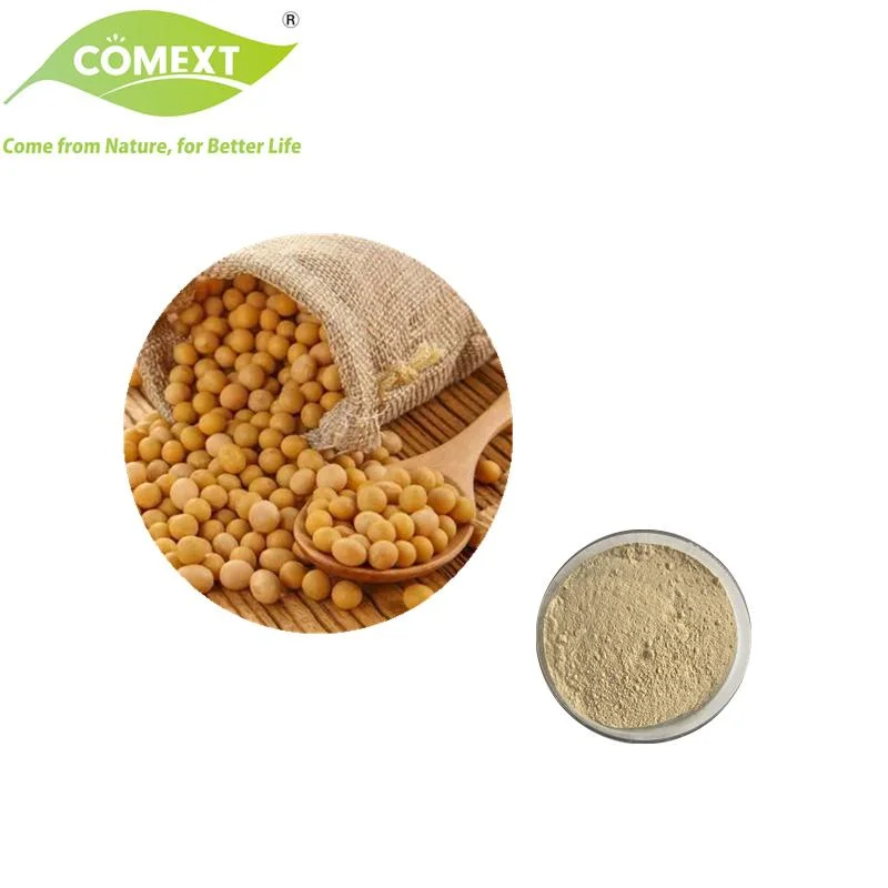 Comext China Factory Direct Natural Plant Prevent Chronic Diseases HPLC 40% Soy Isoflavone Extract Powder