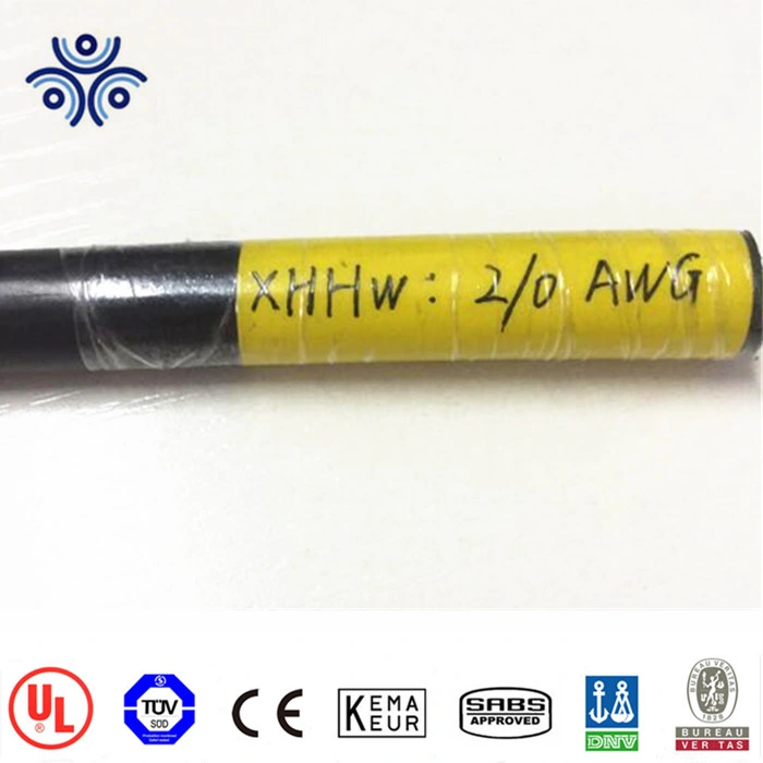 UL44 600V 12AWG Cable Aluminum Conductor XLPE Insulation Xhhw-2 Cable