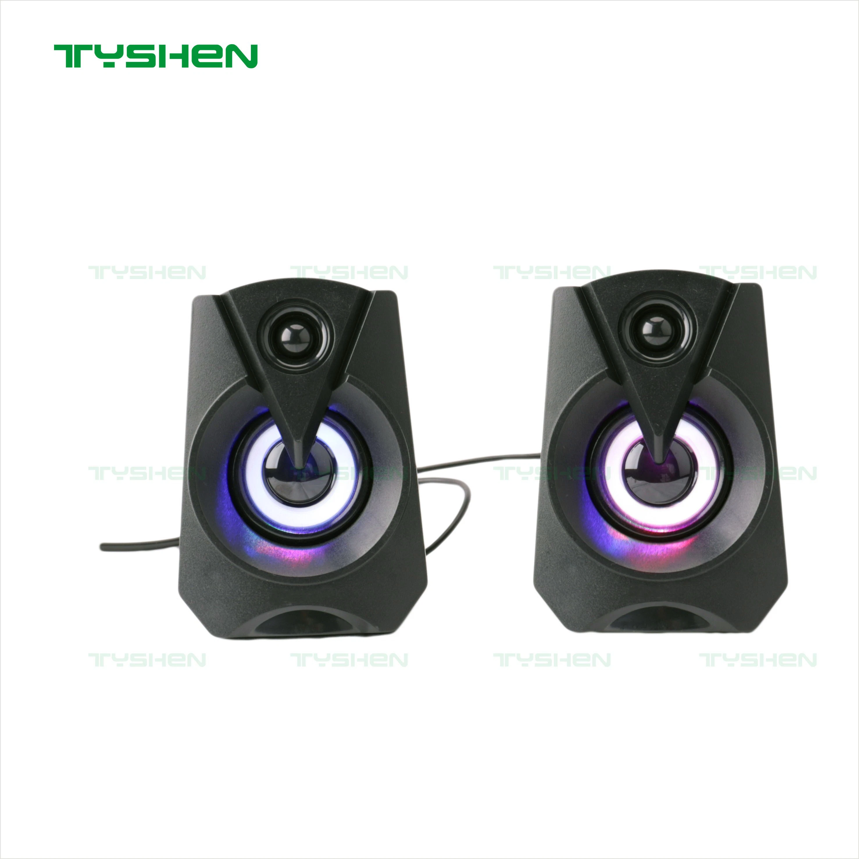 LED RGB Gaming Speaker, 2.0 Channel, , Mini Size