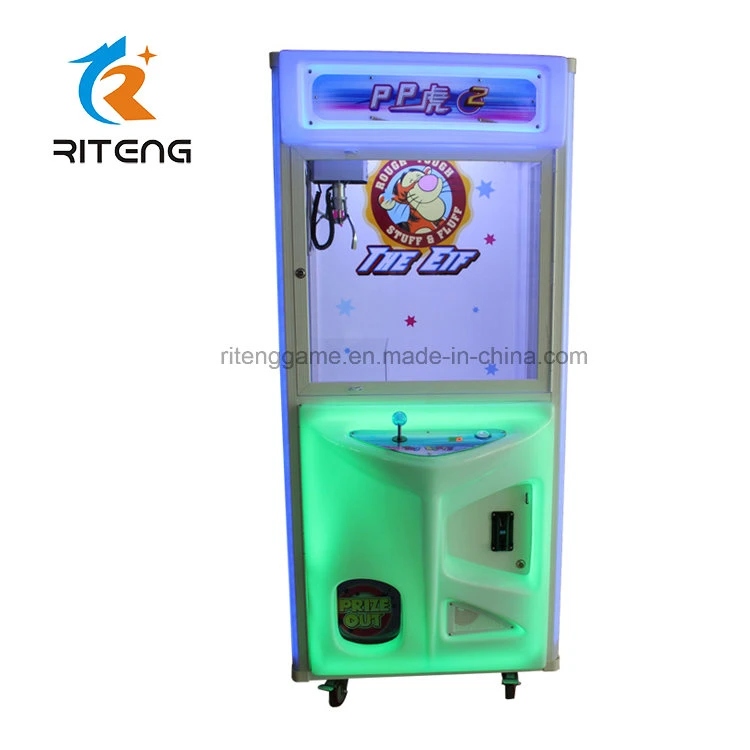 Coin Operated Plush Toy Claw Crane Machine for Leisure Center