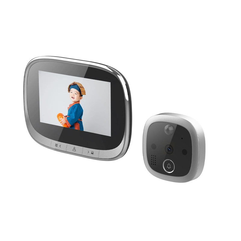 4.3 Inch Display Electronic Door Bell Video Infrared Camera Viewer with Motion Sensor